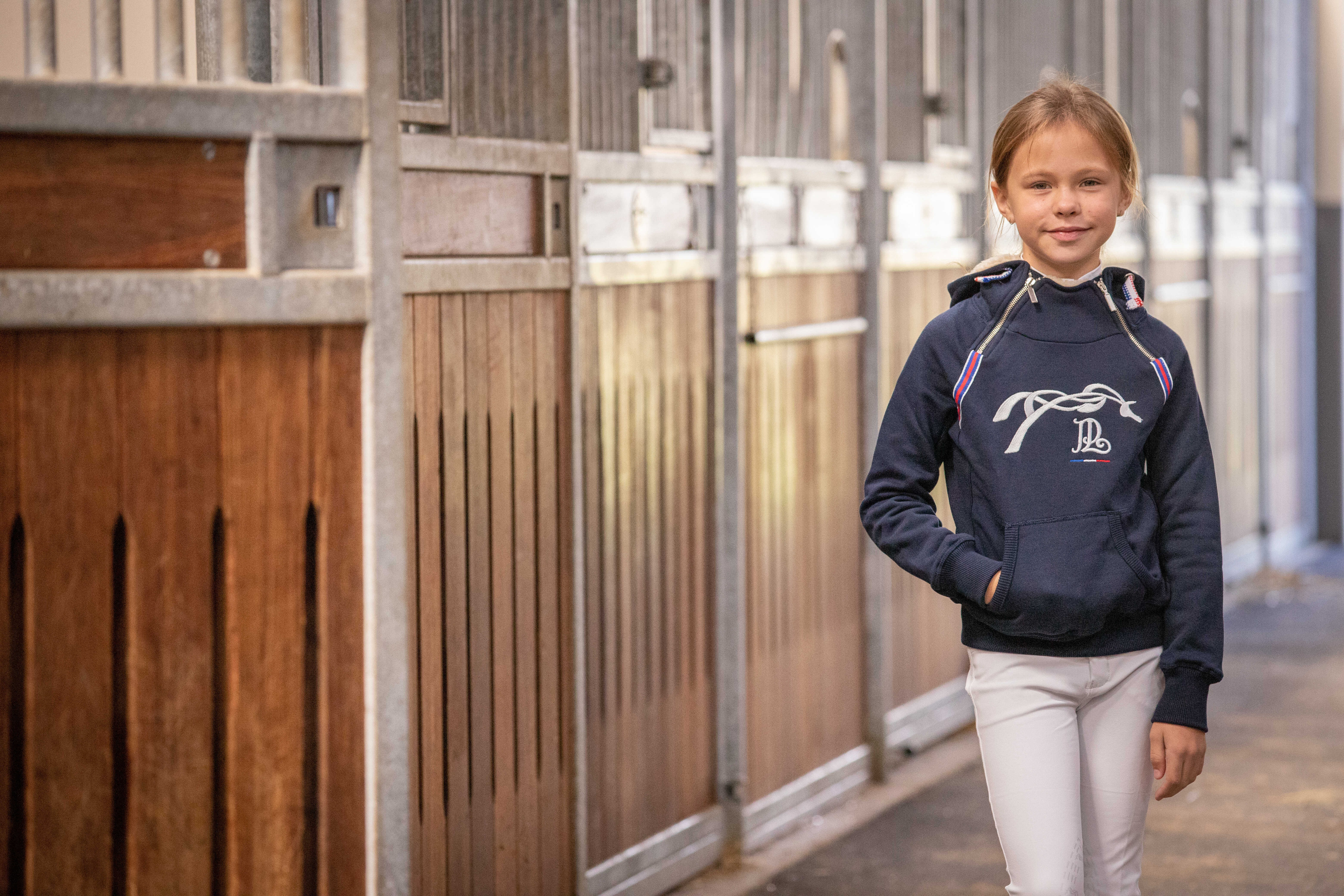 Sweat Eden by PL Double zip Bleu marine Sweat Eden by PL Double zip Bleu marine