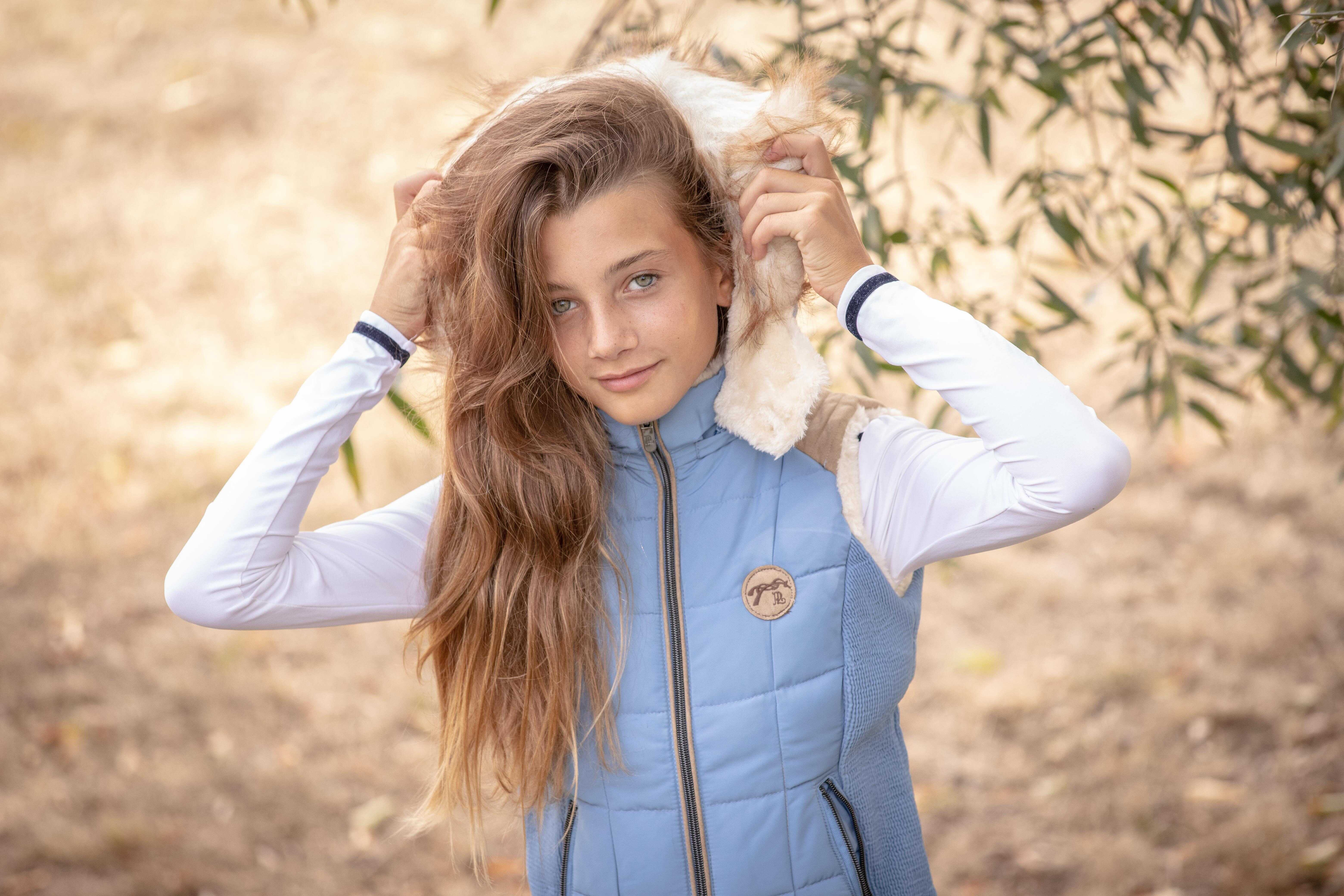 Doudoune Pénélope Roger sans manches Bleu artic