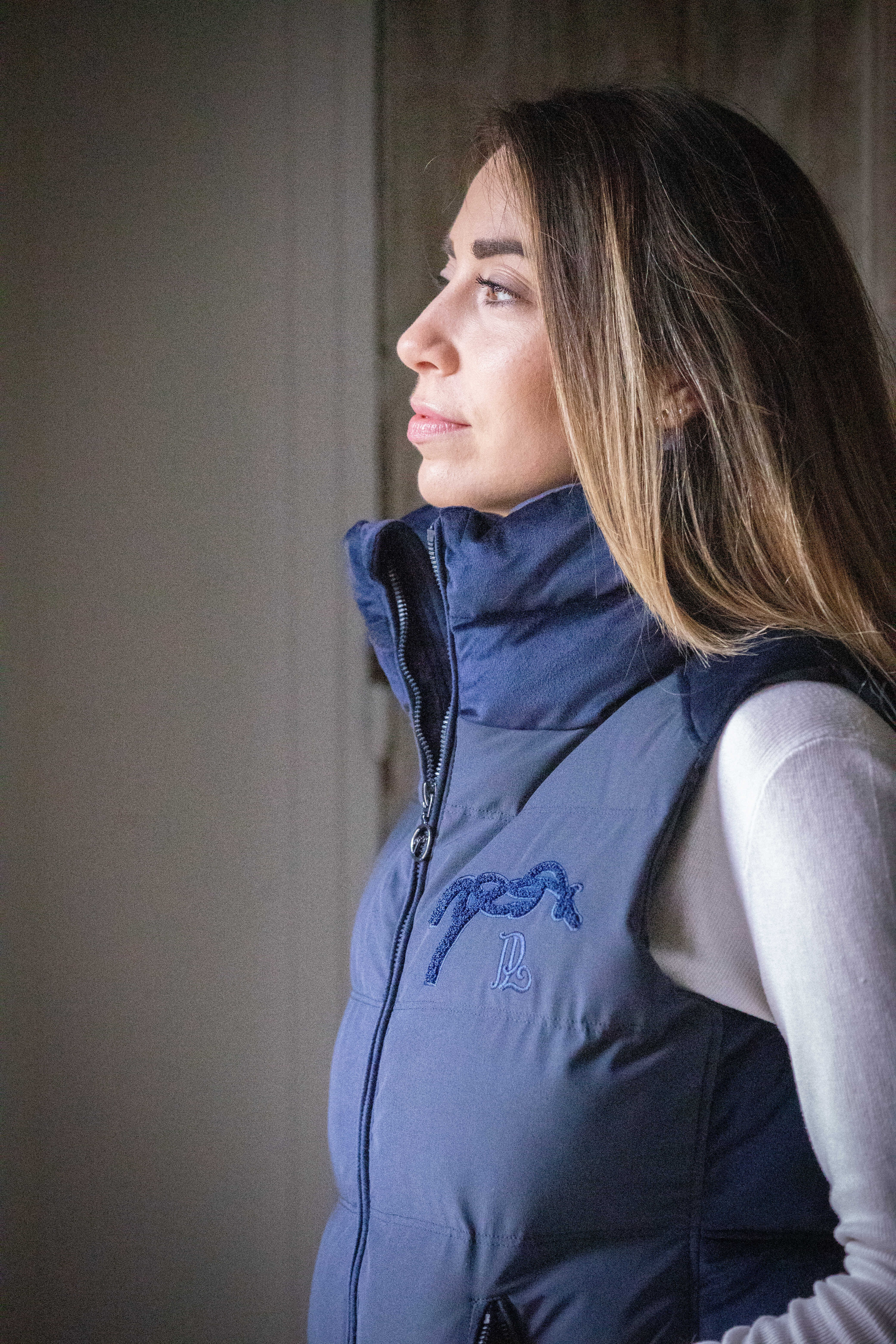 Doudoune sans manches Pénélope Sonia Bleu marine Doudoune sans manches Pénélope Sonia Bleu marine