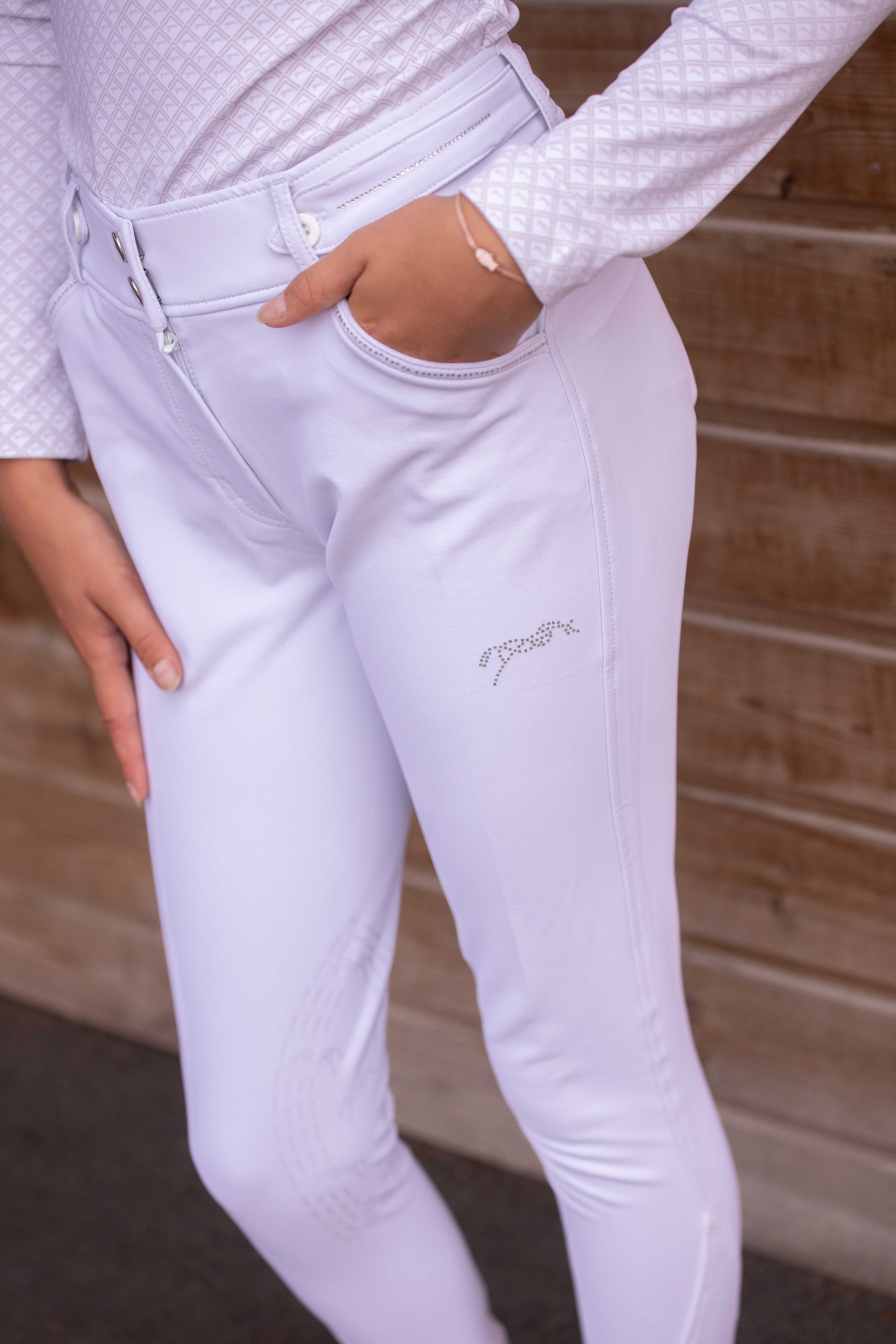 Pantalon d'équitation Élégance Pénélope Vert forêt Pantalon d'équitation Élégance Pénélope Vert forêt