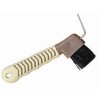 Cure-pieds brosse bicolore T de T - Marron / beige