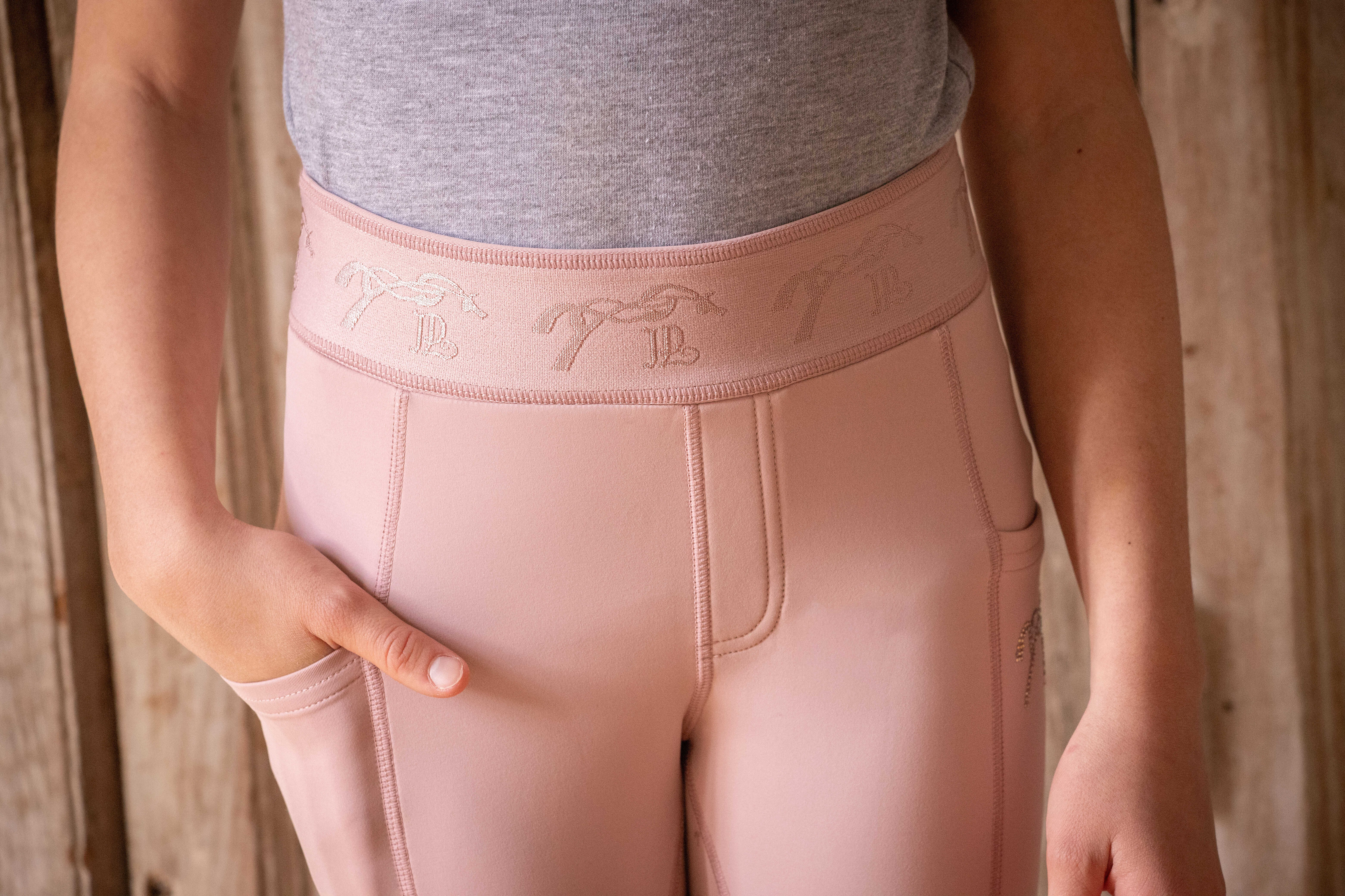 Pantalon Pull On Eden by Pénélope Delphe Rose poudré