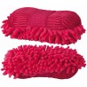 Éponge mesh et micro-fibre T de T - Fuchsia