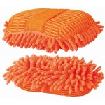 Éponge mesh et micro-fibre T de T Orange