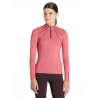 Sous-vêtement mesh Mia LeMieux Young Rider manches longues - Cranberry