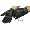 Gants daim T de T - Noir