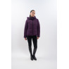 Parka courte Harcour Adele - Noir / violet foncé