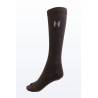 Chaussettes Harcour Aiko par 3 - Cacao / noir / tartan