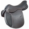Selle mixte cuir Quercy T de T - Tabac
