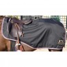 Couvre-reins imperméable doublé polycoton T de T - Noir / gris