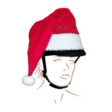 santa riding hat cover