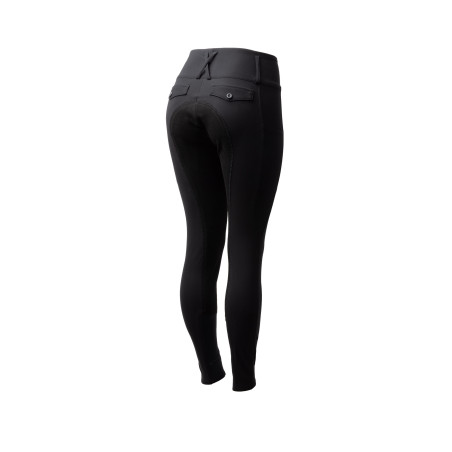Pantalon d'équitation Horze Leonie à fond intégral femme en daim végétalien