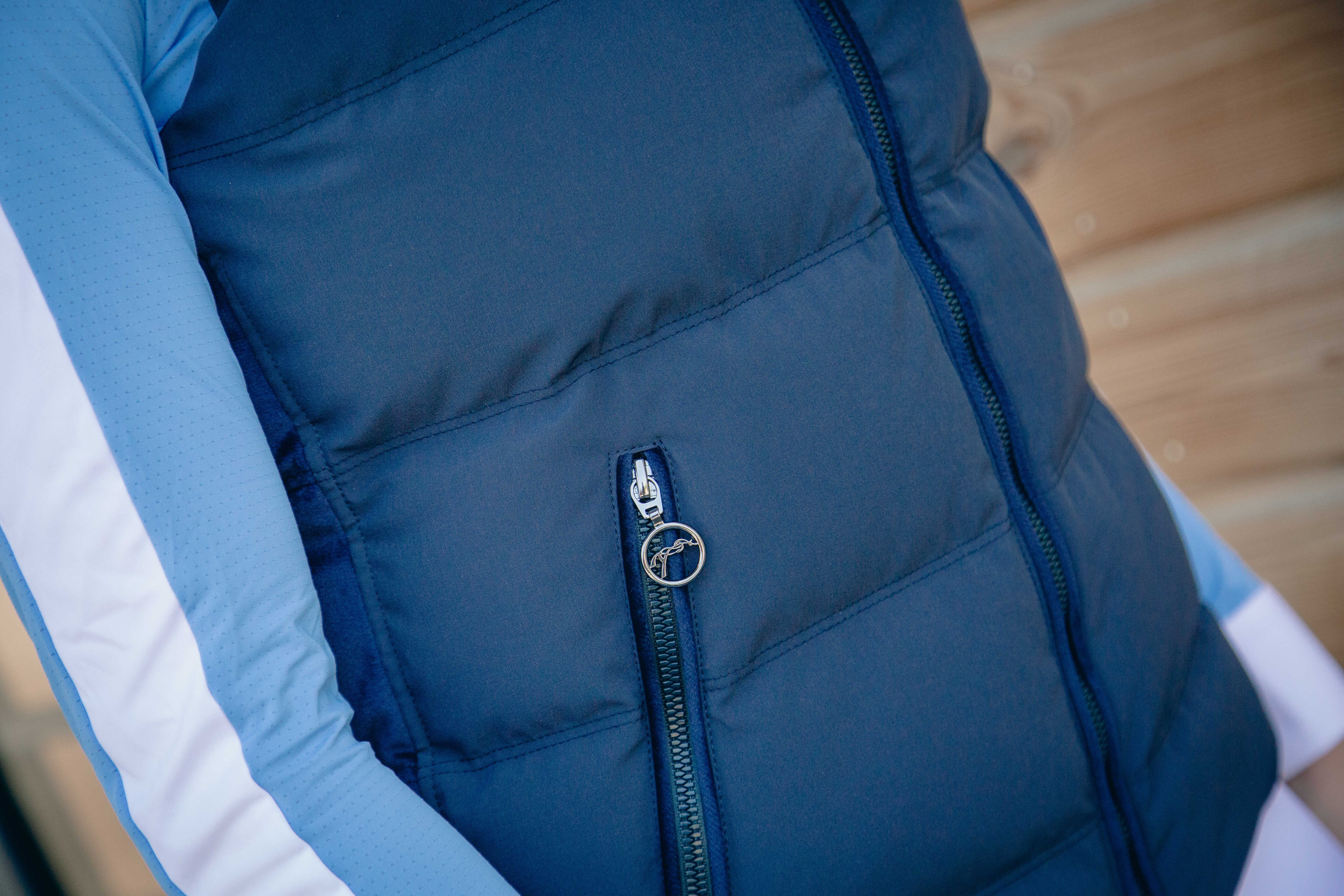 Doudoune sans manches Pénélope Sonia Bleu marine Doudoune sans manches Pénélope Sonia Bleu marine