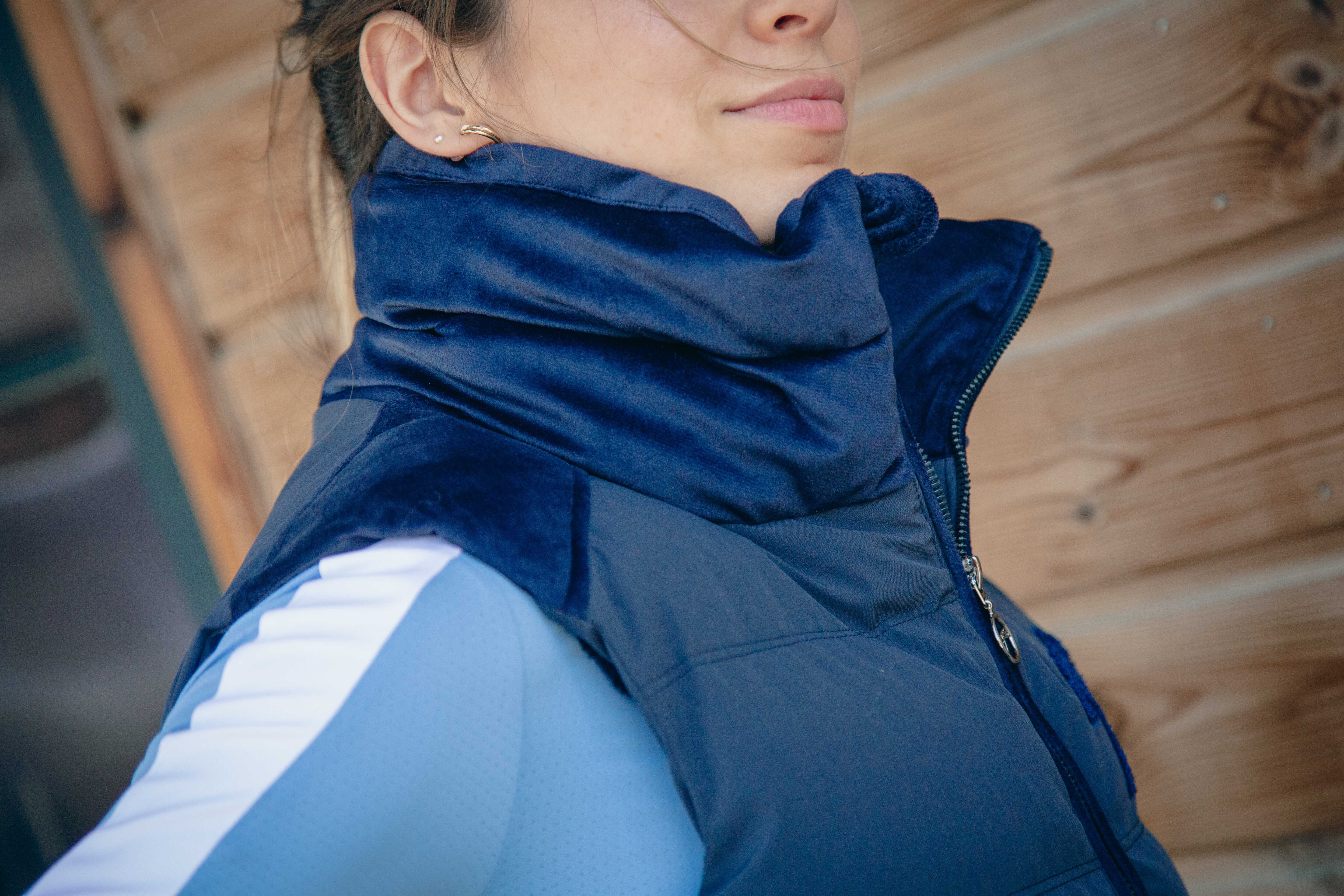 Doudoune sans manches Pénélope Sonia Bleu marine Doudoune sans manches Pénélope Sonia Bleu marine