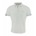 Polo Equit'M manches courtes homme Blanc