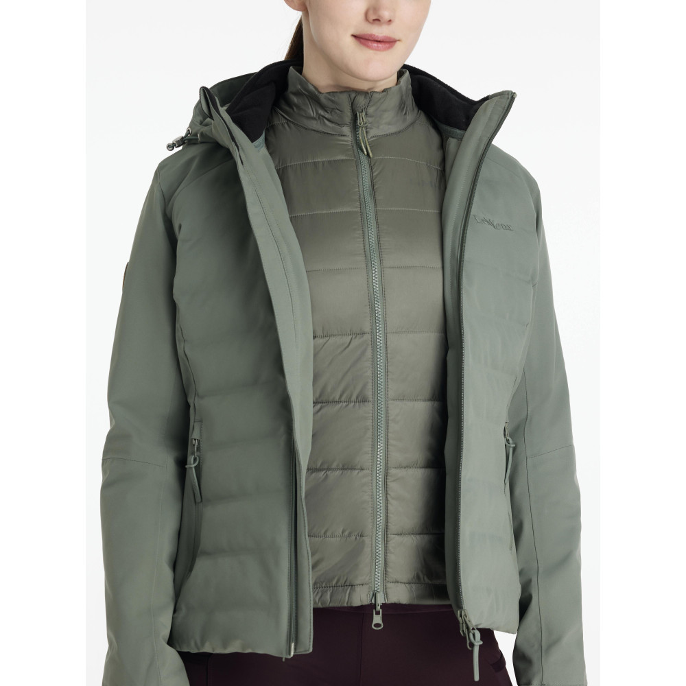 Gilet à capuche hybride hyprar, imperméable Ulla Popken | La Redoute