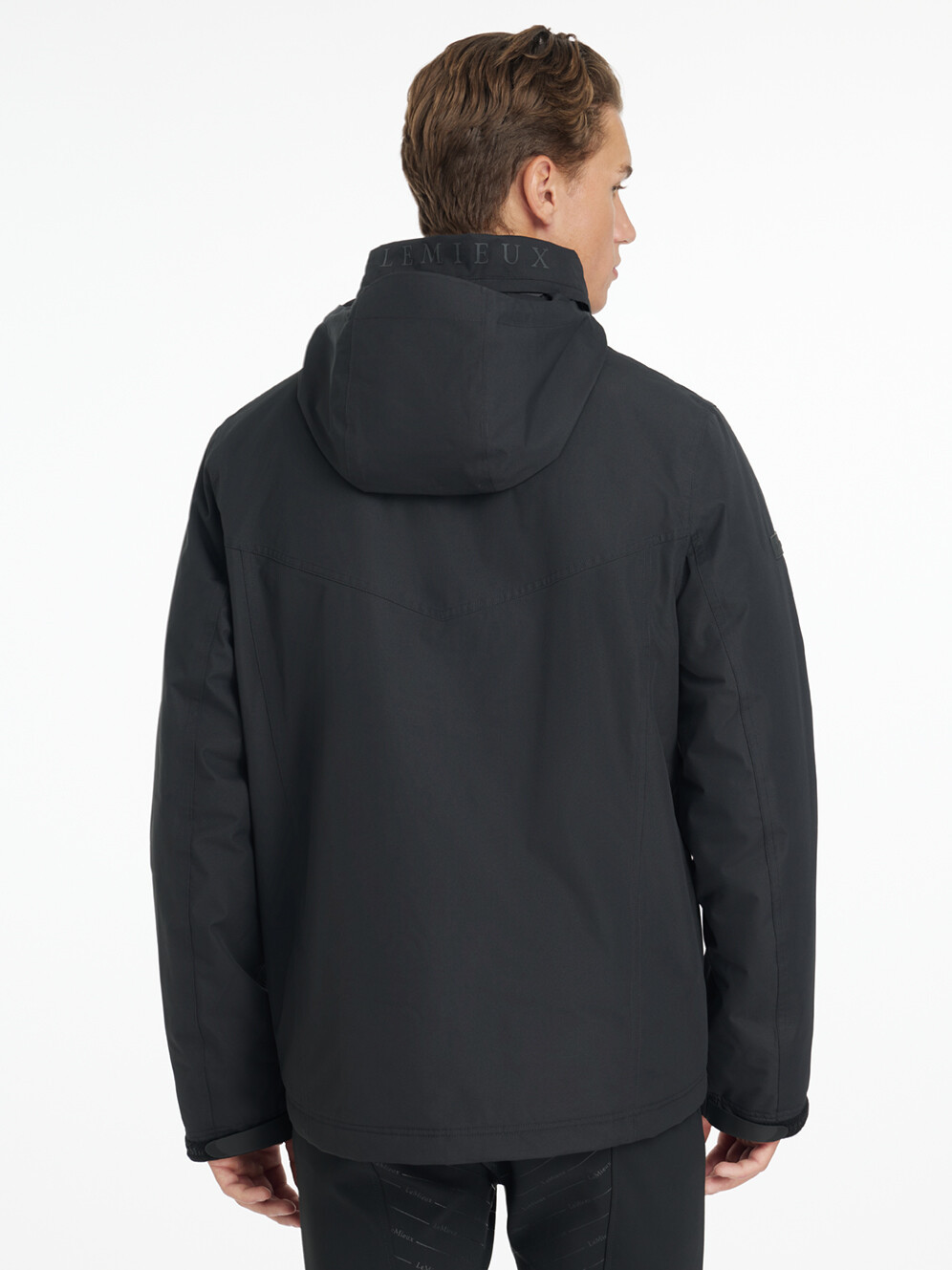 Manteau d’équitation LeMieux imperméable homme Team Noir