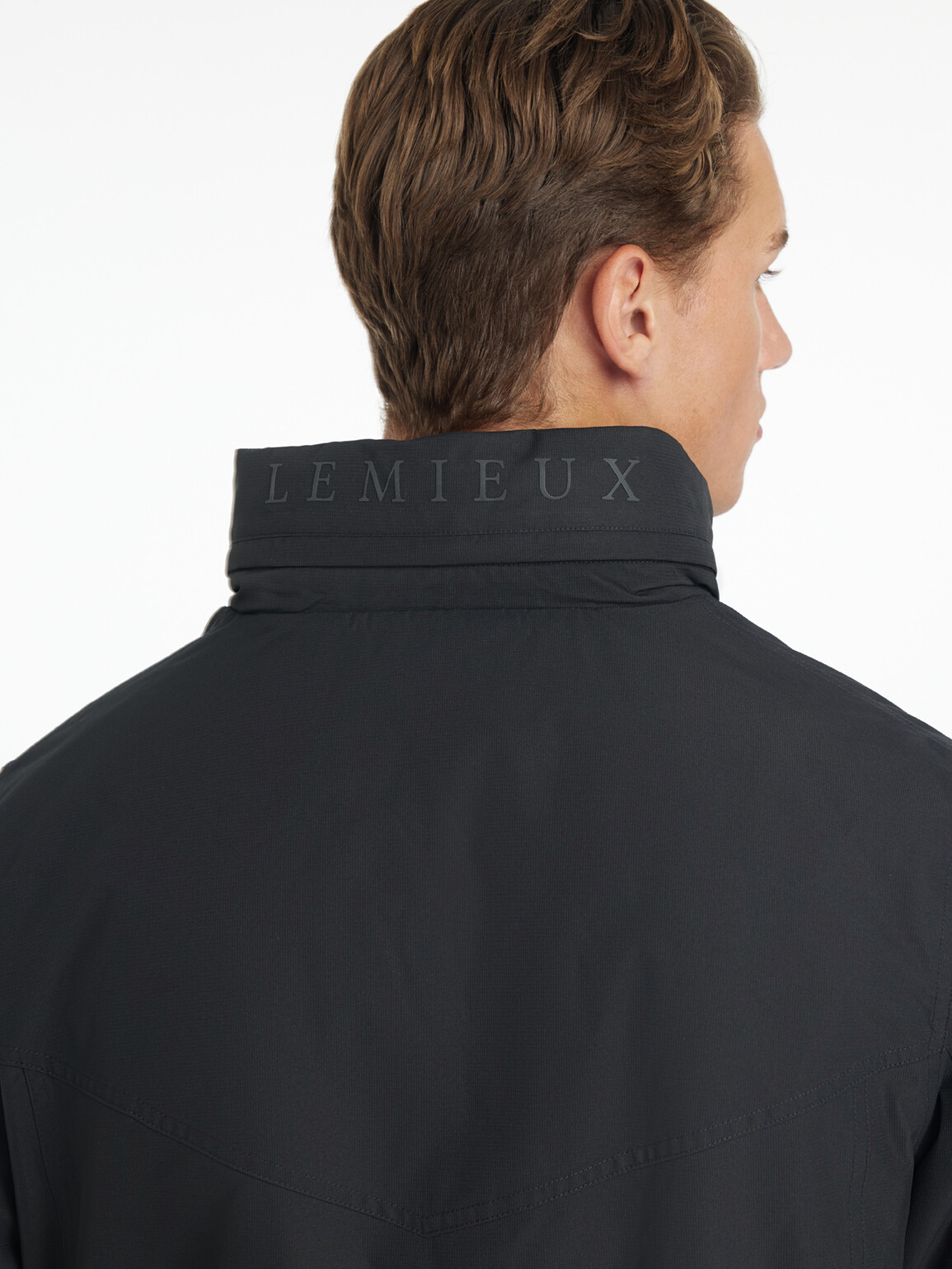 Manteau d’équitation LeMieux imperméable homme Team Noir