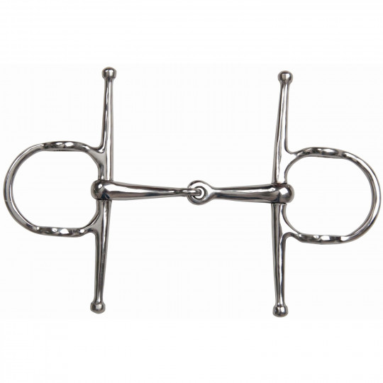 T de T Full Cheek Snaffle Horse Bit lifter