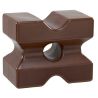 Cube d'obstacle La Gee - Chocolat