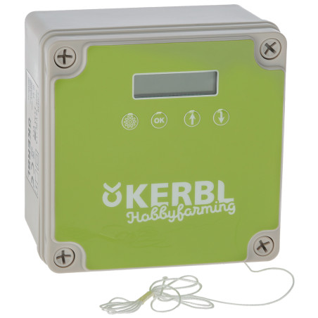 Unité de contrôle automatique pour porte de poulailler Kerbl Hobbyfarming