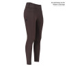 Legging d'équitation Euro-Star Enforce winter FullGrip femme - Marron