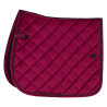 Tapis de selle Euro-Star Velvet Dressage - Cerise noire