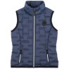 Veste matelassé sans manches sans coutures Je t'aime Equithème Aurore - Bleu/gris