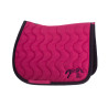 Tapis de selle Pénélope Diamant - Fuchsia / marine