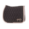 Tapis de selle Pénélope Diamant - Noir / rose gold