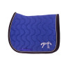 Tapis de selle Pénélope Diamant - Bleu roi / noir