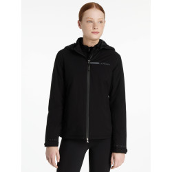 Manteau d'équitation imperméable enfant Young Rider Thea noir LeMieux | OHLALA