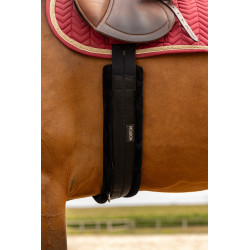 Tour De Cheval élastique En Nylon Noir, Taille 46 Pouces, Polyvalent (neuf)