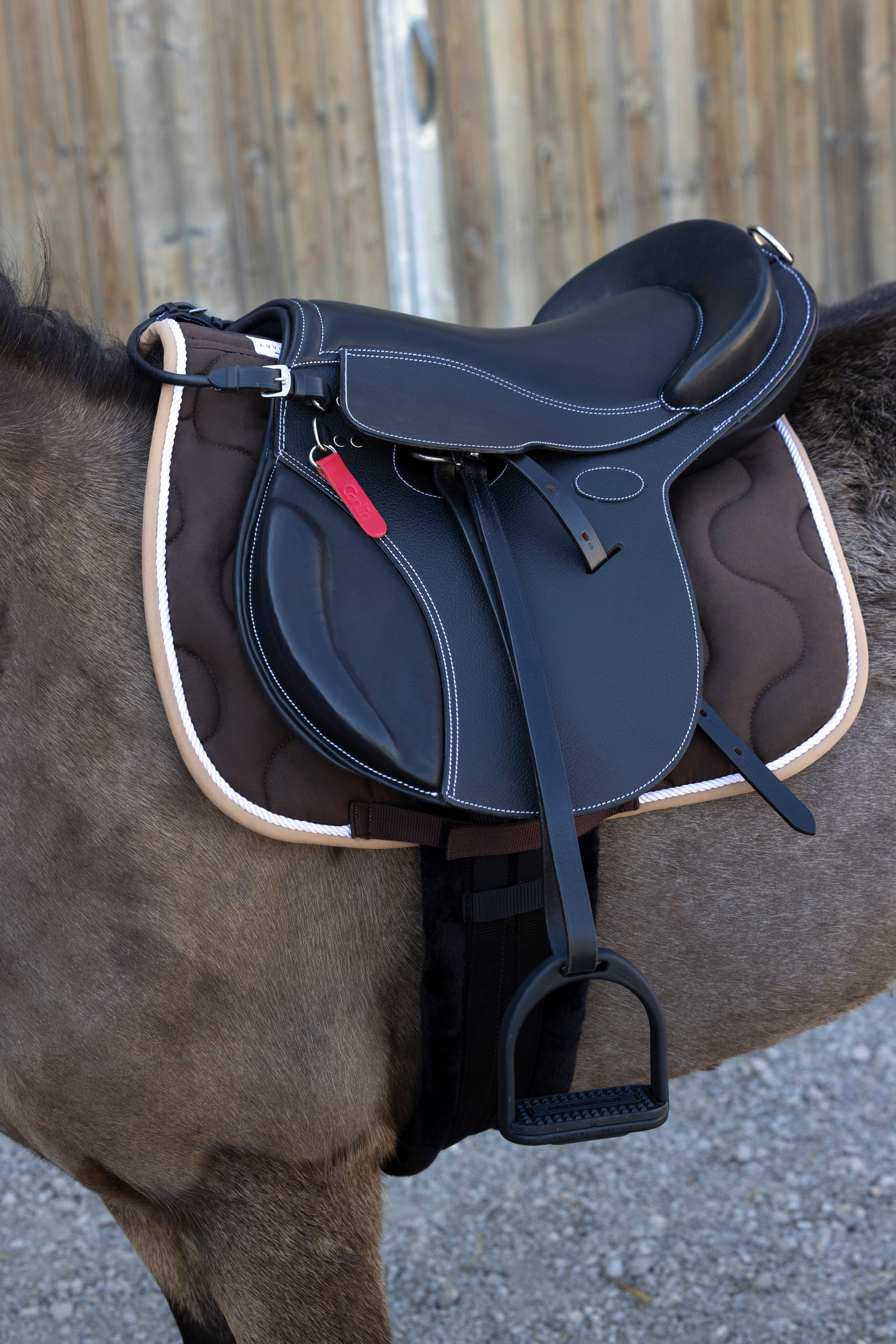 Selle bardette Guy Cantin Evolution jumping Havane Marron