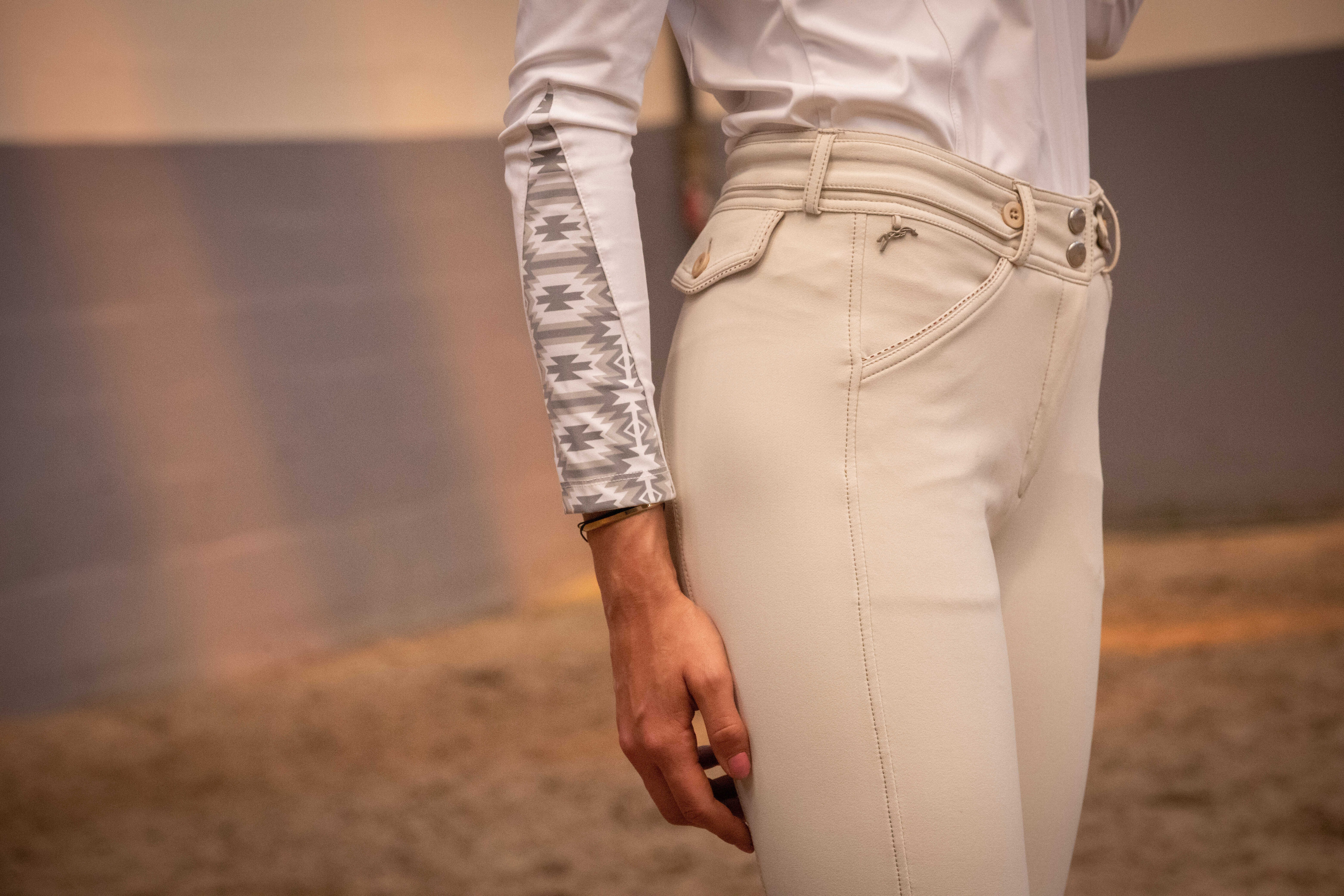 Pantalon Pénélope Point Sellier Crème Beige Pantalon Pénélope Point Sellier Crème Beige