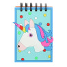 Carnet de notes Equi-Kids Licorne - Bleu