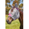 Masque anti-mouches Weatherbeeta ComFiTec Deluxe Durable Mesh avec oreilles - Gris / violet