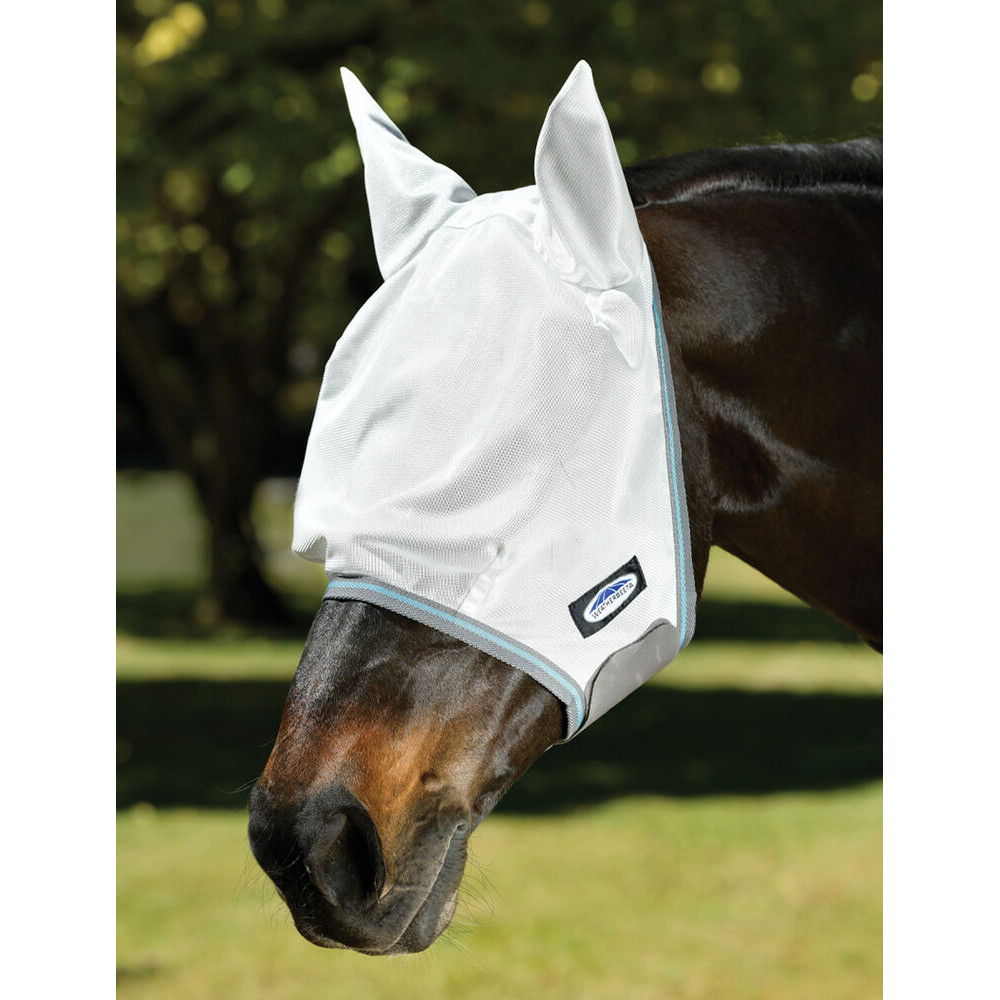 Masque Anti-mouches Mackey Bee Mine Pour Chevaux – Taille XL – Protection Antipolaire (neuf)