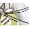 Rênes allemandes Shires - Marron