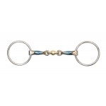 Mors simple cuivre bleu Shires
