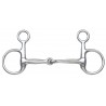 Mors Baucher simple brisure Shires - Acier inoxydable