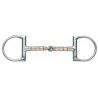 Mors Verdun rouleaux Shires - Acier inoxydable