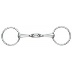 Mors à anneaux double brisure Shires
