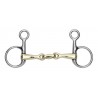 Mors Baucher double brisure en laiton Shires - Laiton