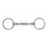 Mors à anneaux double brisure Shires - Acier inoxydable