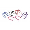 Eperons plastique bout rond Shires - Rouge