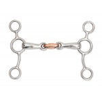 Mors Américain double brisure cuivre Shires