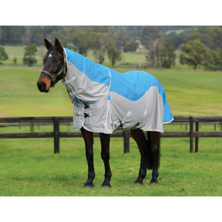Couverture anti-mouches et imperméable Weatherbeeta ComFiTec Dual Shield cou détachable