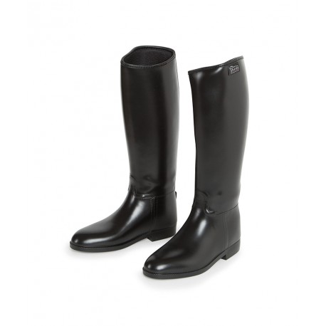 black waterproof riding boots