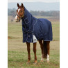 Couverture Weatherbeeta ComFiTec Ultra Turnout 220g couvre cou détachable - Marine